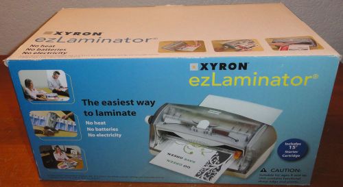 XYRON EZLAMINATOR manal laminator machine NIB Brand New home school office easy