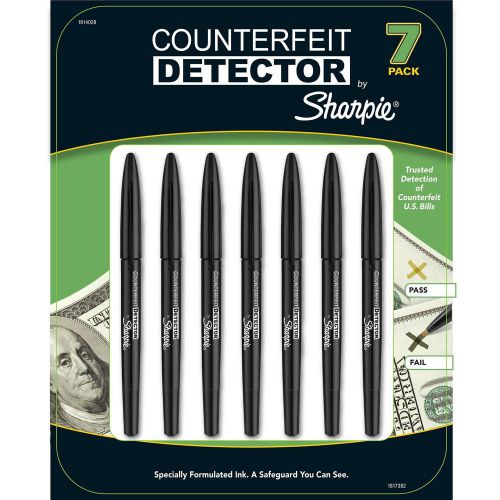 Sharpie Counterfeit Detector Pens -7 Pack