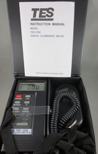 Brand New TES-1334 Digital Light Level Meter Tester Range: 0-20,000