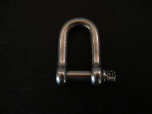 Stainless Steel U Loop 15/32&#034; Screw Pin Chain D Shackle Boats Anchor