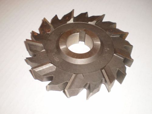 BROWN &amp; SHARPE 5&#034; x 3/4&#034; HSS staggered tooth side milling cutter 1-1/4&#034; hole NEW