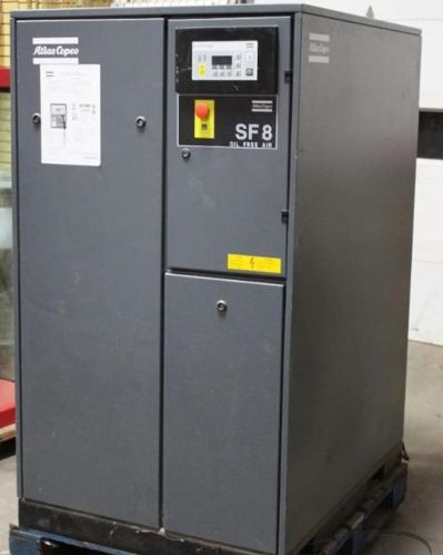 Atlas copco oil free multi scroll air compressor low hours!! for sale