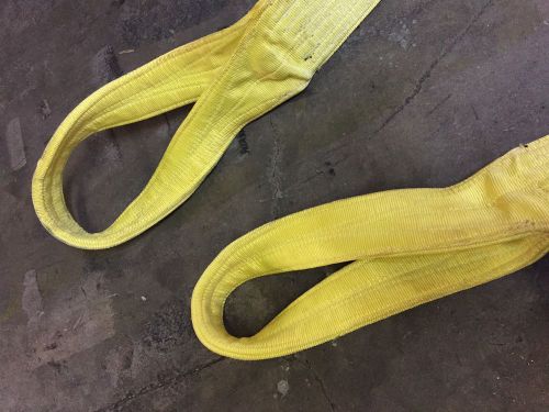 Heavy duty, 3 ply, flat eye, 8&#034; x 10&#039; synthetic lifting sling for sale