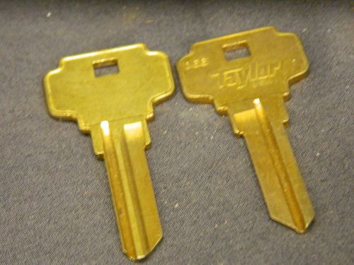 Taylor Brass Key Blanks Dexter DE6 Qty (43)