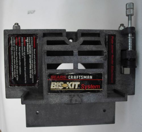 Sears   Craftsman Biskit System  Attrachment for a Router with 81 Biskits