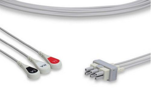 Philips Twin Pin Compatible ECG Lead Set M1623A 3leads