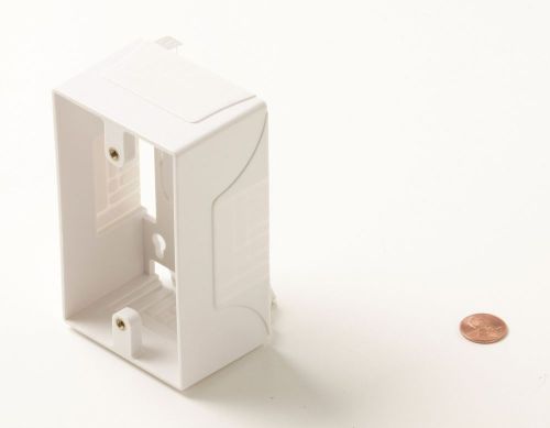 Steren junction box for wall plates white for sale