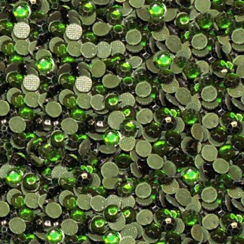 720 emerald hot fix rhinestones iron on 10ss 3mm for sale