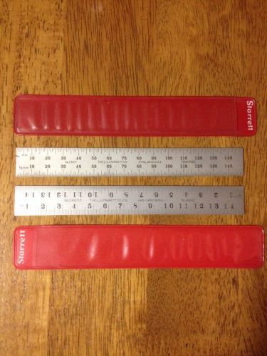 L.S. STARRETT Rule *LOT OF 2  CM600 &amp; C637 Preowned Great Condition
