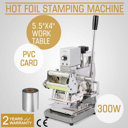HOT FOIL STAMPING MACHINE 300W OWN DESIGNE STAINLESS STEEL DIY PRINTING GREAT