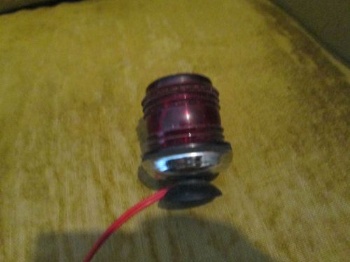 Vtg big beam red flasing beacon light 12 volt crystal lake illinois for sale