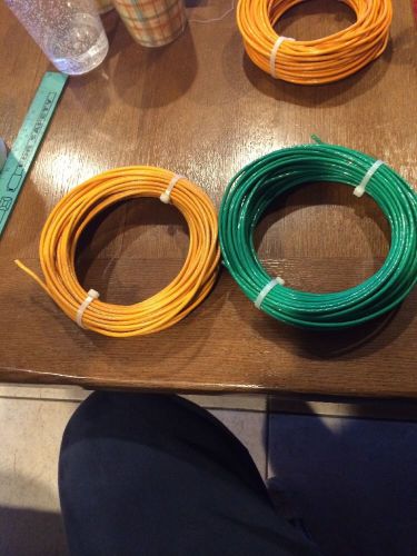 New 69&#039; ft 12 awg type mtw green/yellow 600 volt oil resistant wire for sale