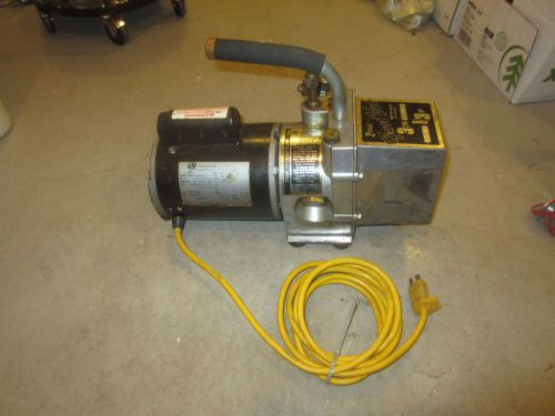 Jb dv-85 fast vac 3 cfm deep stage vacuum pump 115 v/60hz - works good vaccum for sale