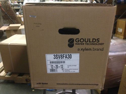 Goulds 3sv8fa30 8 stg esv stainless vertical water pump liquid end grundfos cr3 for sale