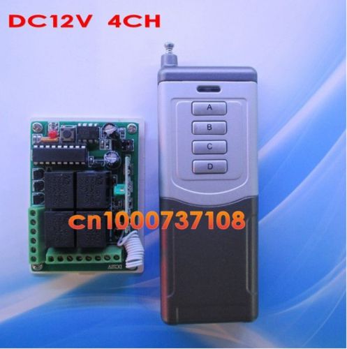 AK channel rf wireless remote control 4CH with learning code receiver ,433mhz