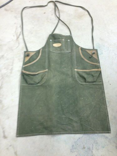 Mcguire-nicholas 5 pocket carpenters apron color - green for sale