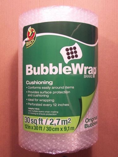 DUCK BRAND BUBBLE WRAP SP-304 ALL PURPOSE 12&#034; X 30&#039; STORING, MOVING OR MAILING ?