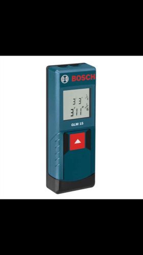Bosch GLM 15 Compact Portable Laser Measure, 50-Feet Range &amp; Back-lit Display