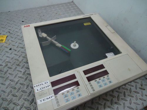 Abb commander 1900 c1913ja001100000std,10&#034; circular chart recorder, 3 pens for sale