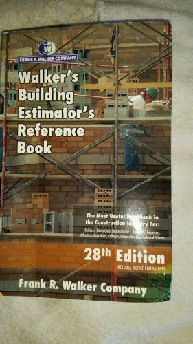 Walker&#039;s building estimators reference book