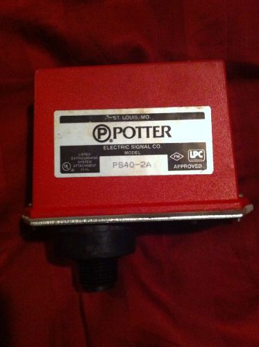 NEW Potter PS40-2APressure Switch 2 Contacts Fire Protection Sprinkler Alarm
