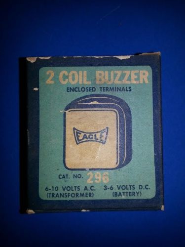 Vintage Industrial EAGLE 2  New in Box COIL BUZZER #296