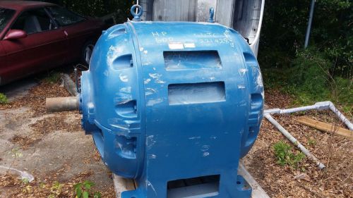 GE 600 HP Induction Motor 514 RPM 4160 Volts Frame 6354S Type K – Reman by TAW