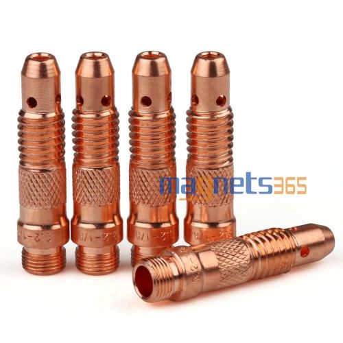 NEW 5pcs TIG Welding Torch Collet Body 3.2*47mm 10N28 WP &amp; PTA 17,18 &amp; 26