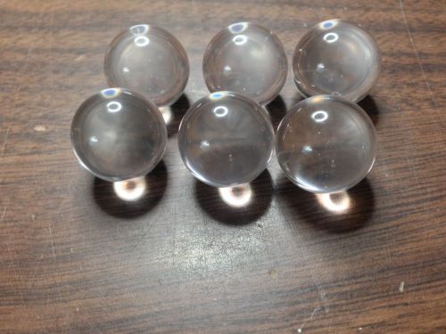Clear acrylic spheres plastic balls 3/4&#034; diameter - 6 pieces per bag for sale