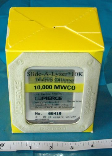 Pierce 66410 Slide-A-Lyzer Dialysis Cassettes, 10K MWCO, 3-15mL Pack of 10 - NEW