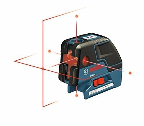 Bosch GCL 25 Self Leveling 5-Point Alignment Laser with Cross-Line and L-BOXX