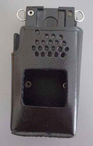 Vintage Leather Radio Holster D Beltloop Swivel Ericsson KRY-101 1622 Police