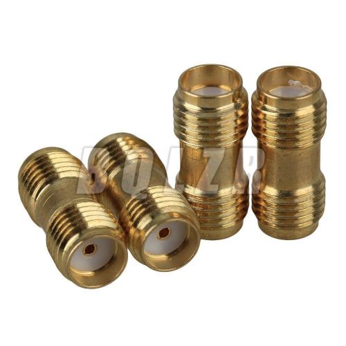 Bqlzr sma female to sma female rf connector set of 4 yellow for sale