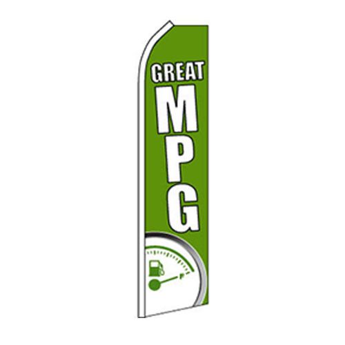 Great mpg swooper flag 15ft sign banner made in usa for sale