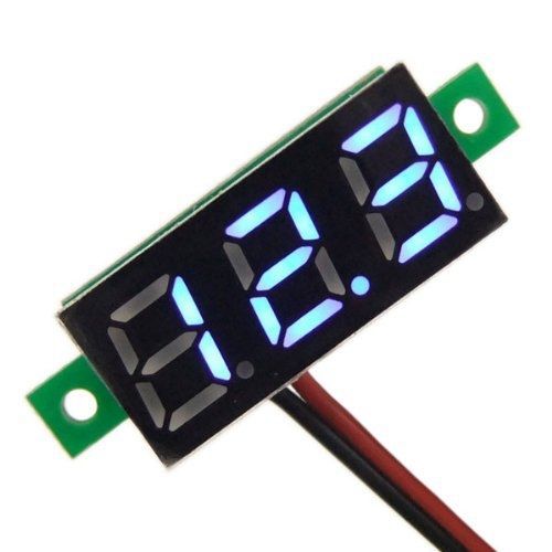 DROK? 0.28&#034; Digital Voltage Meter DC 3.00~30V Volt Tester LED Voltmeter Panel 2