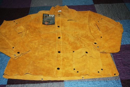 Tillman heavyweight 30&#034; x: welding jacket nwt cowhide side split leather for sale
