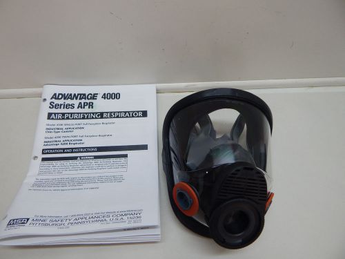 MSA Advantage 4000 Air Purifying Respirator Full Face Hycar /  Rubber Small
