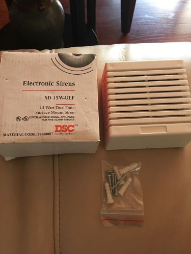 D.SC. SD 15w-I&#039;ll 15watt Dual Tone Alarm Siren