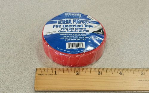 LOT OF 50 EACH B17 35 Red Vinyl Electrical Tape  3/4&#034; x 66FT (22yds)