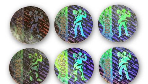 Hologram Stickers,Numbered, Tamper-Proof, Security Labels, 111 lot