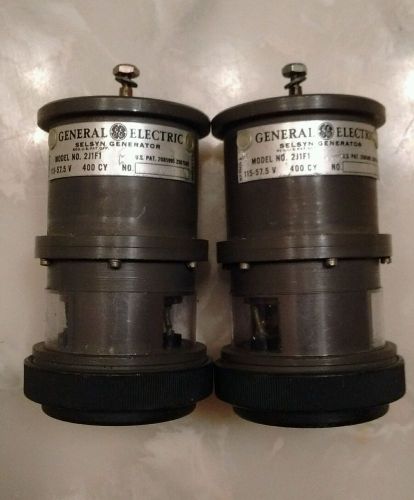 Vintage General Electric 2J1H1 Selsyn Differential Generator GC