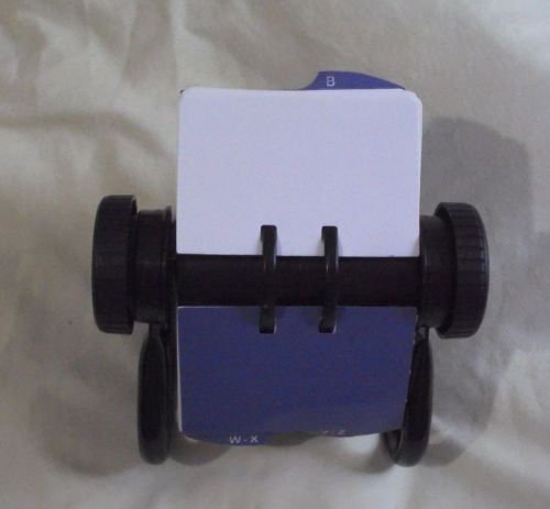 Rolodex Open Rotary Business Card File with 3 x 4 Inch Cards and INDEX TABS