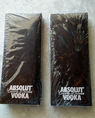 NEW sealed ABSOLUT Vodka Check Presenter (2) per pack