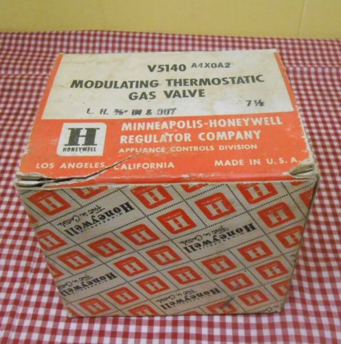 Honeywell MODULATING THERMOSTATIC GAS VALVE  V5140 A4X0A2 NOS IN BOX
