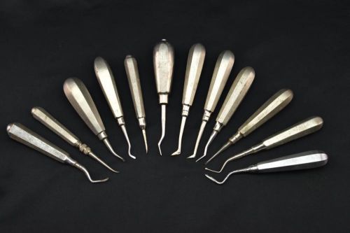 12 FRIEDMAN SPECIALTY CO. DENTAL DENTIST CLEANING TOOLS INSTRUMENTS