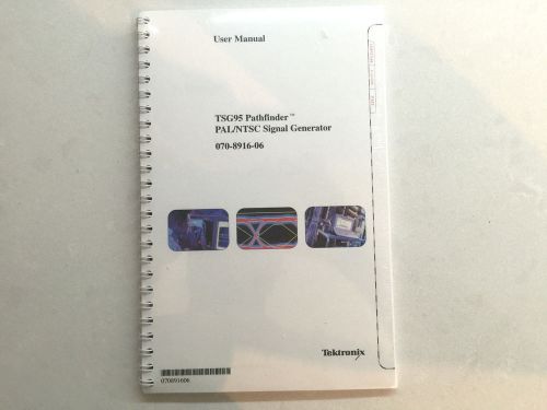 Tektronix TSG95 Signal Generator Instruction Sheet user Manual