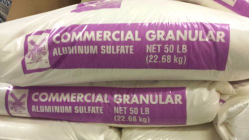 Pallet of aluminum sulfate 50lb bag commercial granular (holland company) for sale