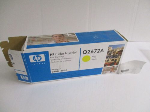 Hp laserjet q2672a yellow (opened) for sale