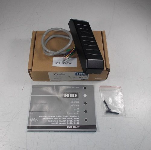 Hid 5365ekp miniprox card reader (black) for sale