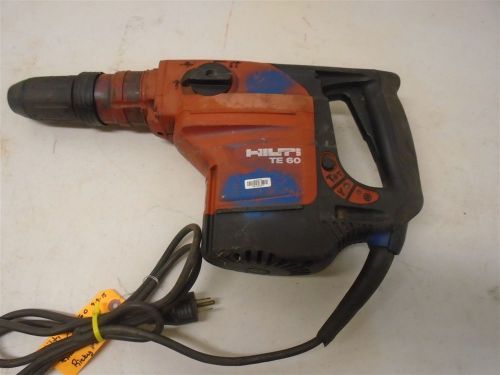 HILTI TE-60, 120-Volt SDS Max Combi Hammer, Masonry / Concrete Drills, Used